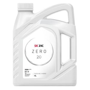 ZIC ZERO 20 0W-20, 4л. Моторное масло