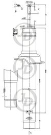 Фото JD АМОРТИЗАТОР ГАЗОМАСЛЯНЫЙ ПЕРЕДНИЙ /341257/ JAA0165 JAA0165 Jd