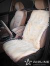 Фото Накидка на сиденье натуральный мех передняя стриженая белая AFCSH01 Airline