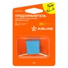 Фото Предохранитель картриджный штыревой 180С (48x15x22мм) 20А в блистере 1 шт. Airline AFUB01 Airline