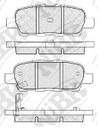 Фото Колодки задние INFINITI FX, NISSAN QASHQAI, MURANO Z50, Z51 PN2466 NiBK PN2466 NiBK