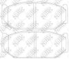 Фото PN9529 NIBK Колодки тормозные передние NiBK PN9529 NiBK