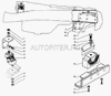 Фото Кронштейн ГАЗ-3310 Валдай двигателя задний правый Газ 331041001090 Газ