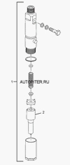 Фото Распылитель форсунки топливной ТАТА-613 Е2 С (DSLA142P1186) Tata F002C40547 Tata