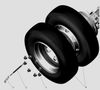 Фото Удлинитель вентиля внутреннего колеса МАЗ-4370 с кронштейном 350мм (ан. 11.3116010-02) 43703116010 Маз