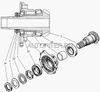 Фото стакан КАМАЗ подшипников ведущей конической шестерни среднего редуктора Камаз 53202502049 Камаз