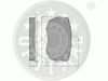 Фото Комплект тормозных колодок, дисковый тормоз 6550 Optimal