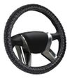 Фото Оплетка на руль М 37-39 см. черный, SENATOR Carolina, кожанная AZARD (OPLS0507) Azard OPLS0507 Azard