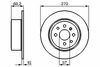 Фото Тормозной диск задний Левый/Правый OPEL VECTRA B 1.6-2.5 09.95-07.03 0986478420 Bosch