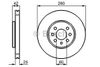 Фото Диск тормозной OPEL ASTRA H передний Bosch 0986479077 Bosch