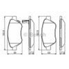 Фото Колодки тормозные OPEL Corsa D (06-) FIAT Albea (03-),Grande Punto (05-) передни Bosch 0986495237 Bosch