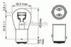 Фото Лампа накаливания P21/5W 12V 21/5W BAY15d Bosch 1987302202 Bosch