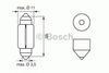 Фото Лампа подсветки C5W 12V 5W "BOSCH" (пальчиковая, 35 мм) Bosch 1987302211 Bosch