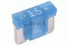Фото BOSCH Предохранитель низкопрофильный 15A (Синий) Флажковый [Mini] 1987529047 Bosch