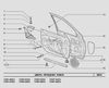 Фото Ручка обивки двери ВАЗ-2190 Granta передняя левая LADA 21900610218700 21900610218700 Автоваз