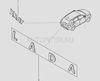 Фото Эмблема на крышку багажника LADA X-RAY 16-- (надпись LADA) Автоваз 908926320R Автоваз