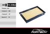 Фото Фильтр возд. NISSAN Almera N16 (FORTECH)280*167*35 с пластмассовой рамкой Fortech FA038ST Fortech