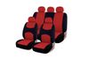 Фото Чехлы универсальные на автомобильные сиденья,комплект CASUAL, полиэстер, черно-красные KRAFT KT83561 KT835610 Kraft