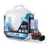 Фото Лампа  AVS H11-12-55 +50% 5000К Atlas ультра белая набор из 2шт A78906S Avs Industrial Co
