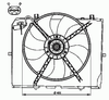 Фото Вентилятор радиатора (с корпусом) MERCEDES E T-MODEL (S210), E (VF210), E (W210) 2.1D-3.0D 12.96-03. 47066 Nrf