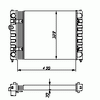 Фото Радиатор охлаждения VW CADDY II 95-04, POLO 94-01, POLO CLASSIC 95-01, SEAT CORDOBA 93-02, IBIZA II 54686 Nrf