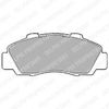 Фото КОЛОДКИ ТОРМОЗНЫЕ HONDA ACCORD 91 98 CR V 95 02 ПЕРЕДНИЕ Delphi LP872 Delphi