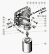 Фото Корпус фильтра масляного ММЗ 245 в сб. н/о Ммз 2451017015 Ммз