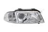 Фото Headlamp L (H7/H7, electric, without motor, insert colour: chromium-plated) fits: AUDI A4 B5 12.98-0 200006052 Tyc