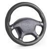 Фото Оплетка на руль натуральная кожа на шнурке Autoprofi SAM200BKM Autoprofi