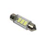 Фото Автолампа C5W, 12V, S8,5 (36mm), (светодиод T11 6SMD) белый (0.36W 36lm). 900302 "Nord YADA" 900302 Nord YADA