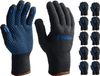 Фото ЗУБР L-XL, трикотажные, покрытие ПВХ (точка), 10 пар, утеплённые перчатки (11462-H10) 11462H10 Зубр