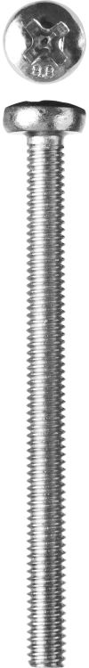 Фото ЗУБР DIN 7985, кл. пр. 4.8, M4 х 50 мм, цинк, 5 кг, винт с полусферической головкой (303150-04-050) Зубр 30315004050 Зубр