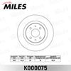 Фото Тормозной диск передний ВАЗ 2110-12 R14 (вентилируемый) K000075 Miles
