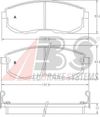Фото Колодки тормозные NISSAN MAXIMA 2.0i/3.0 V6 89- Abs 36691 Abs