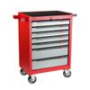 Фото Тележка инструментальная 7 секций, красная на колесах JTC /1, JTC-3931C Jtc JTC3931C Jtc