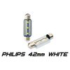 Фото Festoon 42mm Optima Premium PHILIPS, CAN, white, 12V, T10*42mm (SV 7-8), 1 лампа OPFPHCAN42 Optima