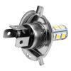 Фото ЛАМПА СВЕТОДИОДНАЯ  H4 12V 18 SMD ДИОДОВ, 2-КОНТАКТНАЯ БЕЛАЯ КТ.2 ШТ S Skyway S08201017 Skyway