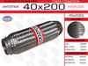 Фото Гофра глушителя 40*200 универс EuroEX, шт EuroEx 40X200IL EuroEx