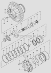 Фото Подшипник игольчатый редуктора хода Hitachi 4472355 Hitachi