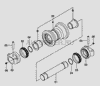 Фото Каток опорный однобортный HITACHI ZX280L Hitachi 9168173 Hitachi