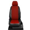 Фото Авточехлы для Skoda Octavia A5 с 2008-2012г. седан, хэтчбек Elegance. Задние спинка и сиденье 40 на SK230203EC06RRED Avtolider1
