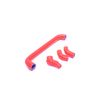 Фото Шланги РХХ  дв.406 (4шт.) красный СИЛИКОН; ПТП ПТП64 PTP002219 ПТП64