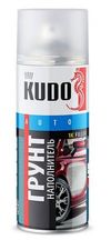Фото Грунт-спрей KUDO 1К наполнитель, серый, акриловый (520 мл) (KU-2201) KU2201 Kudo