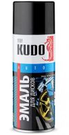 Фото Эмаль-краска для дисков светло-серая 520мл спрей KU5202 Kudo