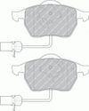 Фото Комплект тормозных колодок передн (с замком), AUDI A4 B5, A4 B6, A4 B7, A6 C5, A6 C6 Ferodo FDB1323 Ferodo
