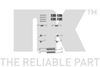 Фото Установочный комплект колодок NK Nk 7935863 Nk