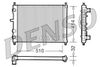 Фото Радиатор системы охлаждения FIAT: BRAVA (182) 1.8 GT 16V (182.BC) 95 - 02 , BRAVO (182) 1.8 GT (182. Denso DRM09020 Denso