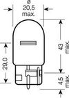 Фото Лампа накаливания W21W 12В 21Вт OSRAM Osram 7505 Osram