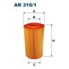 Фото ФИЛЬТР ВОЗДУШНЫЙ FILTRON AR316/1 Filtron AR3161 Filtron