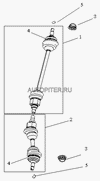 Фото Привод правый Geely MK (1014001886) с ABS Geely 1014001886 Geely